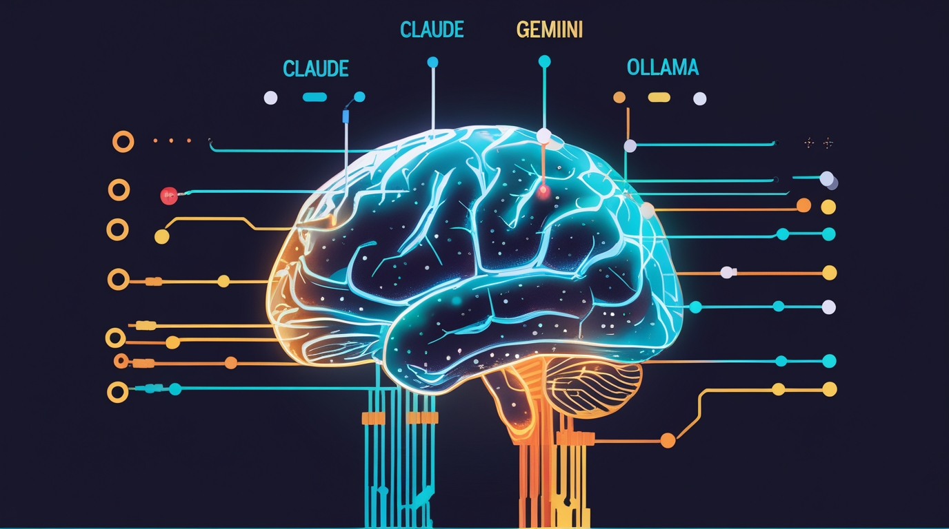 The brain — but you choose which brain.