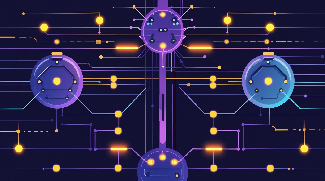 The nervous system — signals, not decisions.